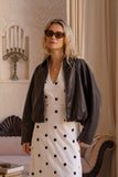 Dax Brown PU Jacket