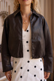 Dax Brown PU Jacket