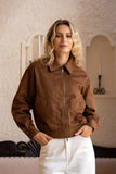 Veya Brown Bomber Jacket