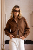 Veya Brown Bomber Jacket