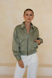 Veya Green Bomber Jacket