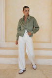 Veya Green Bomber Jacket