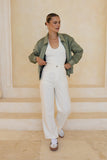 Veya Green Bomber Jacket