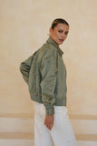 Veya Green Bomber Jacket