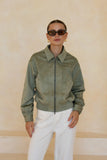 Veya Green Bomber Jacket
