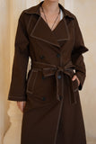 Dekota Brown Trench Coat