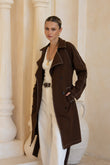 Dekota Brown Trench Coat
