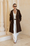 Dekota Brown Trench Coat