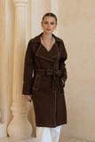 Dekota Brown Trench Coat