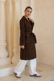 Dekota Brown Trench Coat