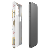 Nyra White Abstract iPhone Case