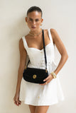Mara Black Genuine Leather Shoulder Bag
