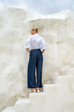 Nellie White Ramie Shirt