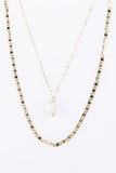Marielle Pearl Gold Layered Necklace