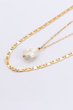 Marielle Pearl Gold Layered Necklace