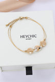 Muriel Shell and Bead Gold Bracelet