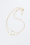 Muriel Shell and Bead Gold Necklace