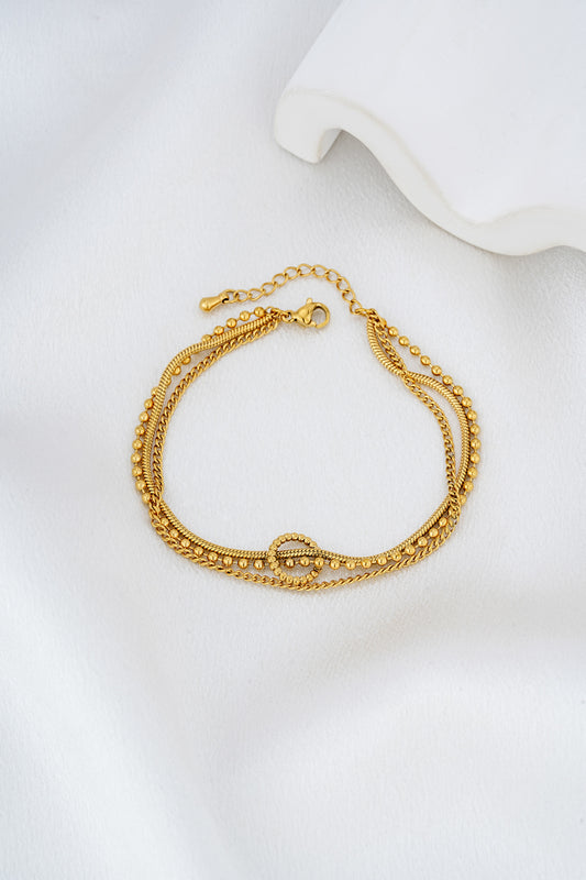 Helia Layered Gold Bracelet