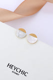 Perline Gold Mother of Pearl Earrings