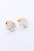 Perline Gold Mother of Pearl Earrings
