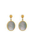 Delmare Shell Gold Earrings
