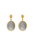 Delmare Shell Gold Earrings