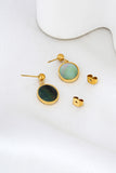 Delmare Shell Gold Earrings