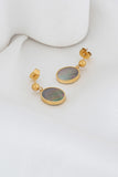 Delmare Shell Gold Earrings