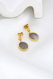 Delmare Shell Gold Earrings