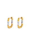 Sona Gold Silver Hoop Earrings