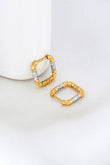 Sona Gold Silver Hoop Earrings