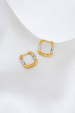 Sona Gold Silver Hoop Earrings