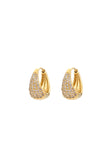 Claire Zircon Gold Earrings