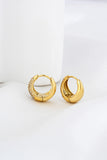 Claire Zircon Gold Earrings