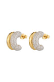 Melina Gold Hoop Earrings