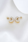 Melina Gold Hoop Earrings