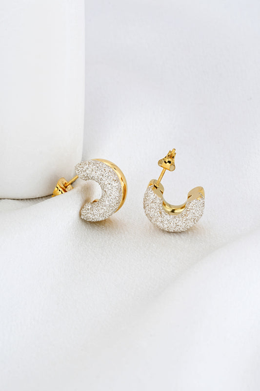 Melina Gold Hoop Earrings