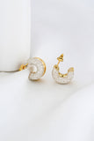 Melina Gold Hoop Earrings