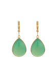 Esme Green Agate Earrings
