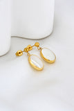 Ondine Shell Gold Earrings