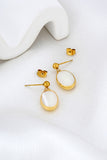 Ondine Shell Gold Earrings