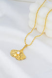 Orla Leaf Gold Necklace