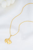 Orla Leaf Gold Necklace