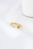 Sylvie Aventurine Gold Ring