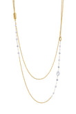 Eira Howlite Gold Necklace