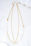 Eira Howlite Gold Necklace