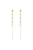 Naia Pearl Gold Earrings