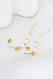 Naia Pearl Gold Earrings