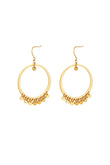 Celes Gold Circle Earrings