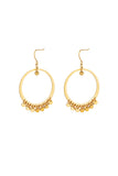 Celes Gold Circle Earrings